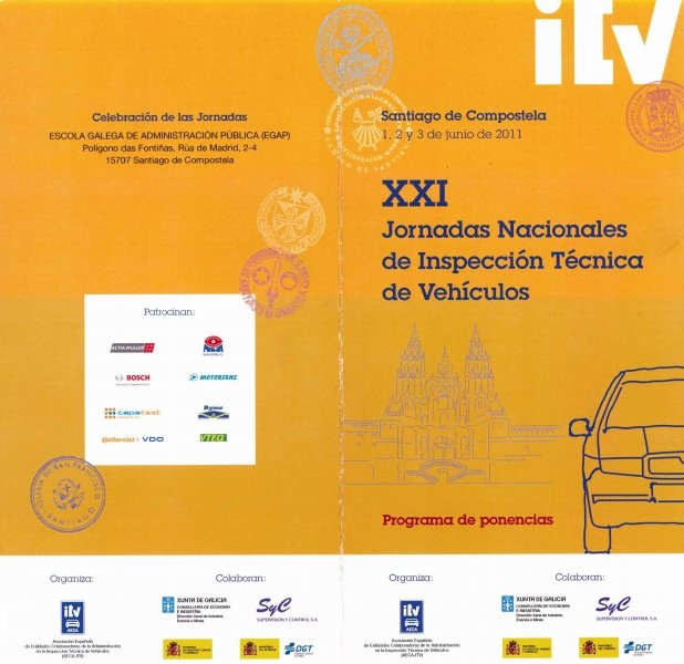 XXI Xornadas nacionais de inspección técnica de vehículos
